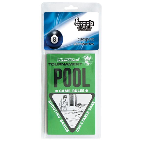 Tournament Pool Rule Booklet
