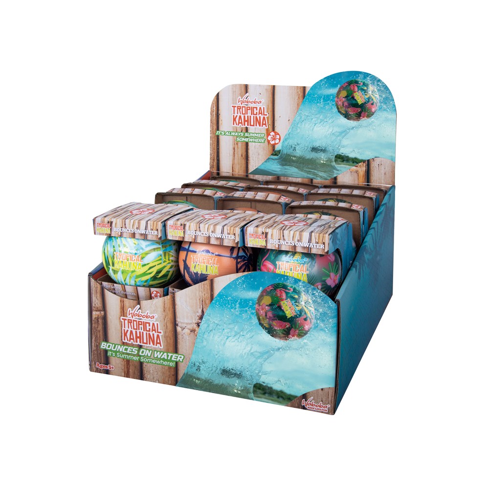 Tropical Kahuna in 2 Tier Display (24pcs) Assorted Designs
