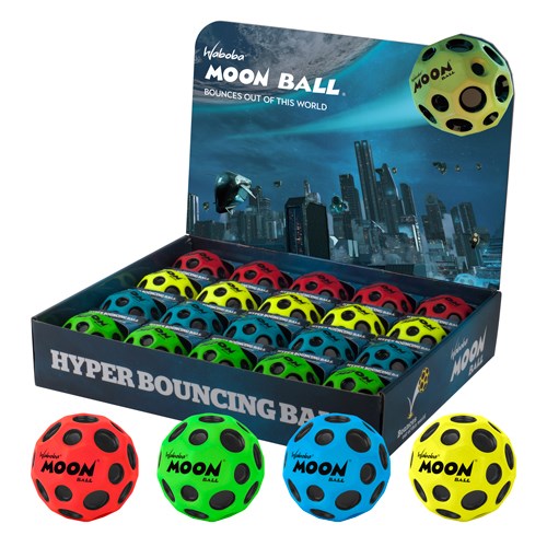 Moon Ball in 1 Tier Display - CDU Boxed (20) Assorted Colours