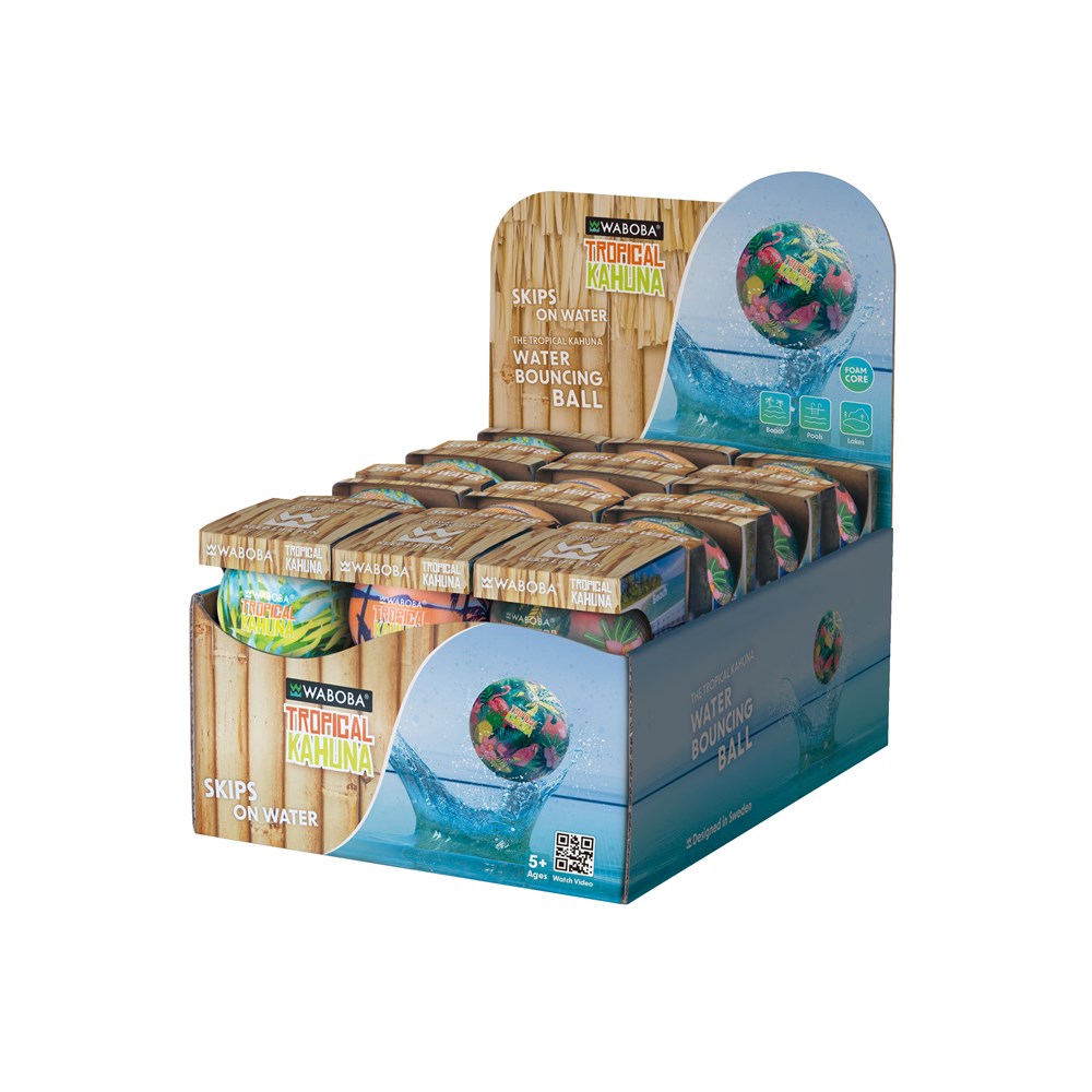 Tropical Kahuna in 2 Tier Display (24pcs) Assorted Designs