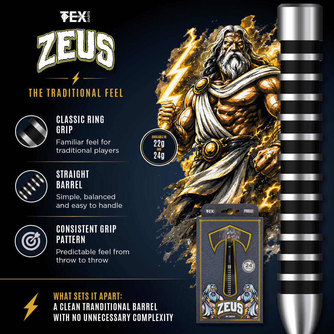 TEX Zeus 90% Tungsten Darts