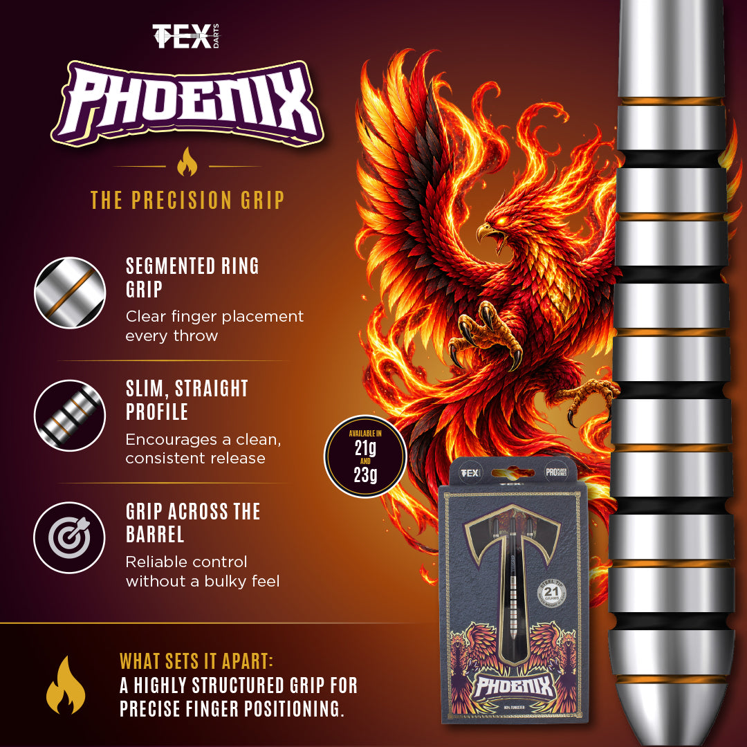 TEX Phoenix 90% Tungsten Darts