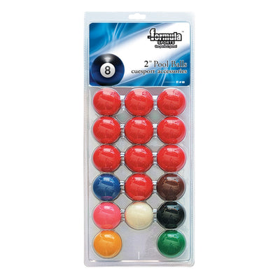 Standard Snooker Balls 2" Blister