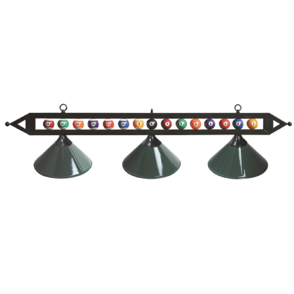 59" Pool Ball Design Light Rail (3 hat)