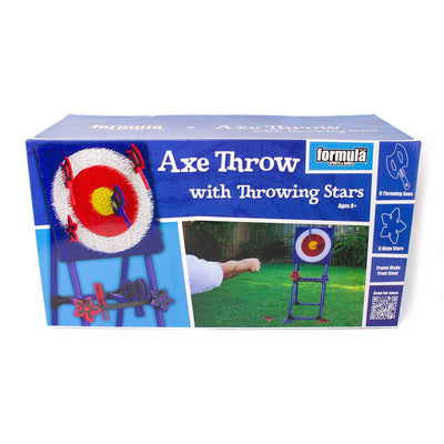 Axe Throwing with Throwing Stars