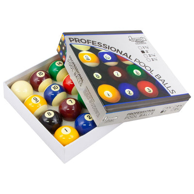 Professional Pool Balls 2 1/4" Boxed