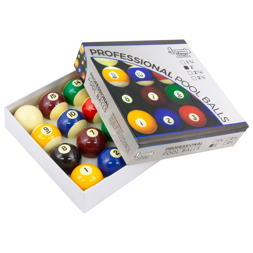 Professional Pool Balls 2" Boxed