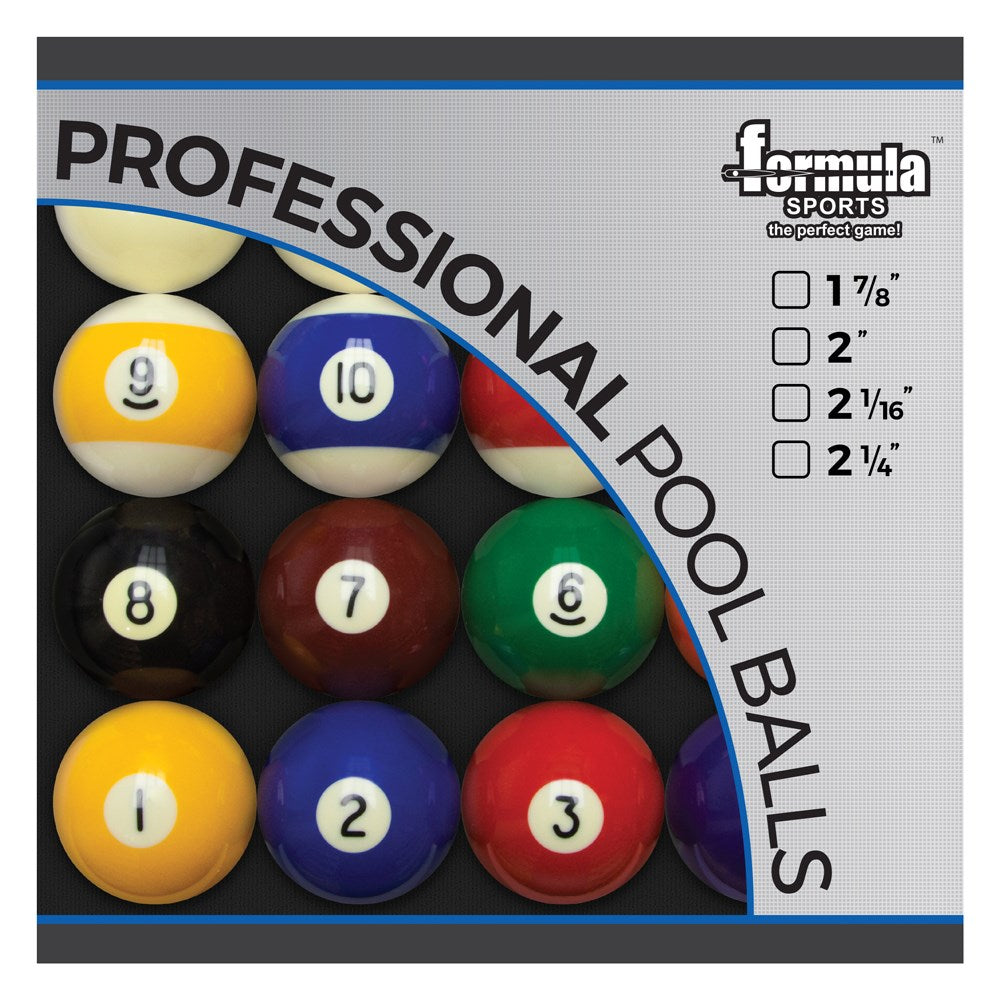 Professional Pool Balls Boxed