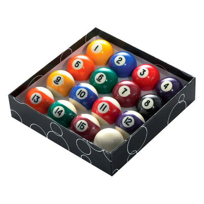 Standard Pool Balls 1 7/8" Boxed