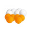 White & Orange 12 Pack Balls