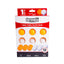White & Orange 12 Pack Balls