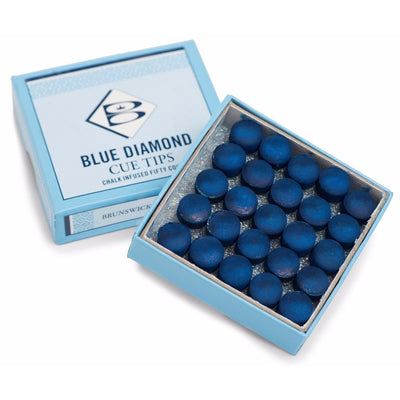 Blue Diamond Tips Glue On Box of 50