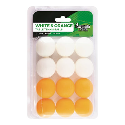 Balls White & Orange 12pk